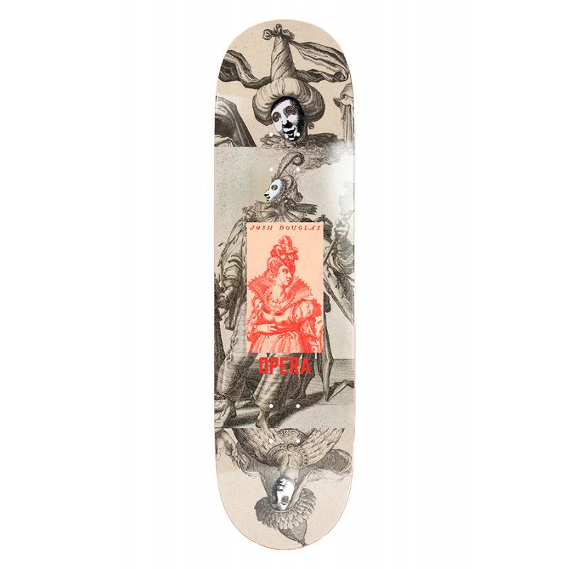 OPERA – Ex7 Pro Douglas Victorian Natural/Red Tavola Skateboard Deck 8.25"