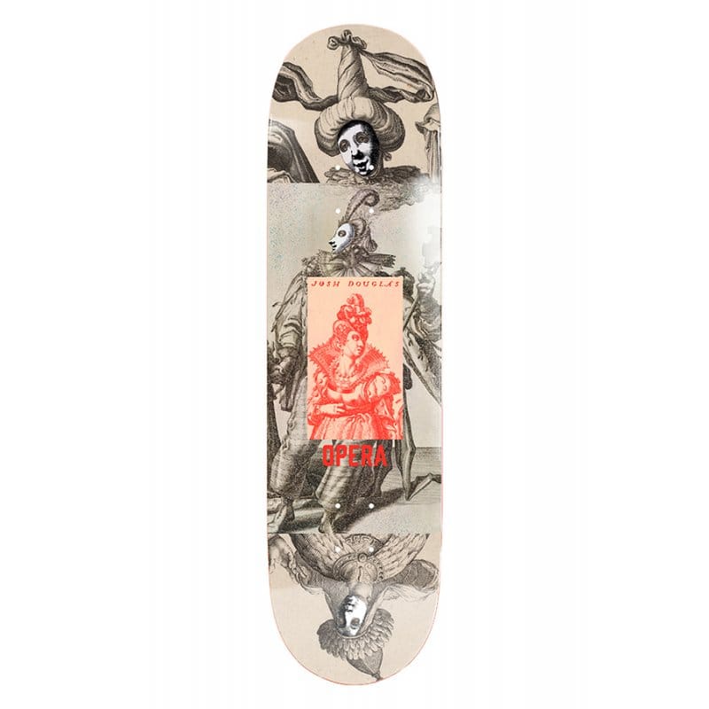 OPERA – Ex7 Pro Douglas Victorian Natural/Red Tavola Skateboard Deck 8.25"