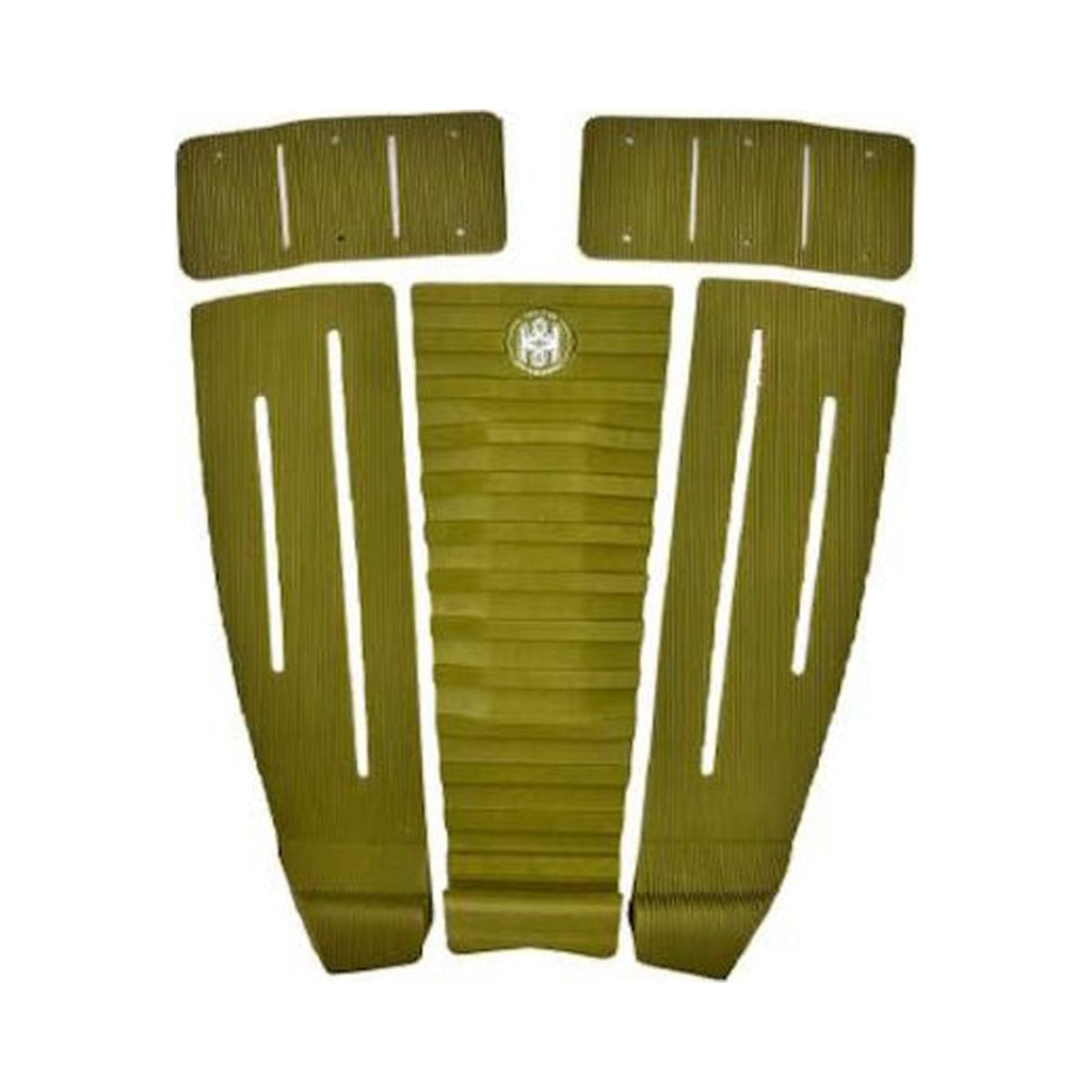 KOALITION - Pad surf Jeff Army Black 5 Pezzi, vista superiore su sfondo bianco