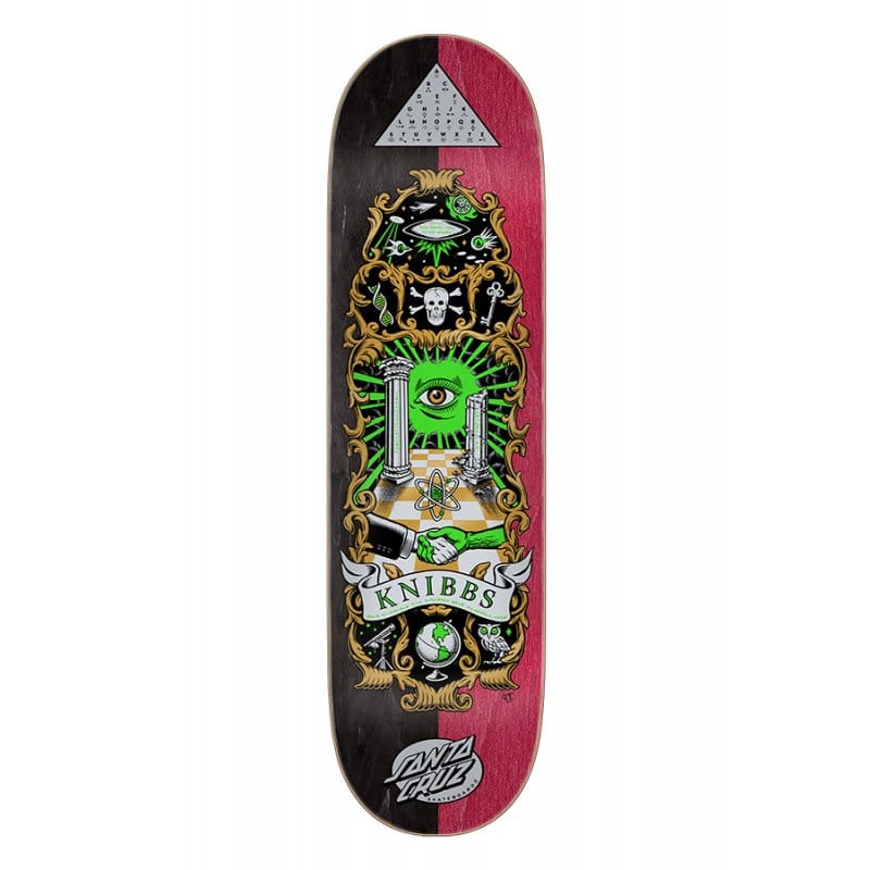 SANTA CRUZ – Pro Knibbs Cryptic Tavola Skateboard Deck 8.5"
