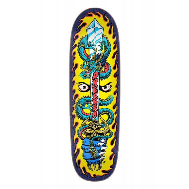 SANTA CRUZ – Pro Shaped Dressen Sword Tavola Skateboard Deck 9.25"