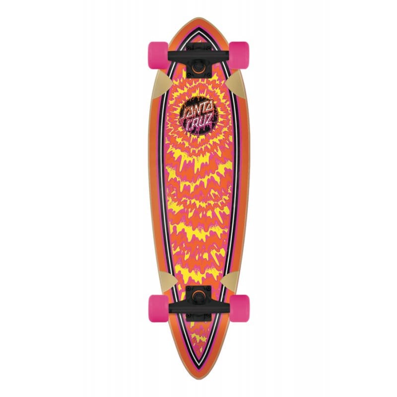 Santa Cruz Toxic Dot longboard completo 33 x 9.2 pollici