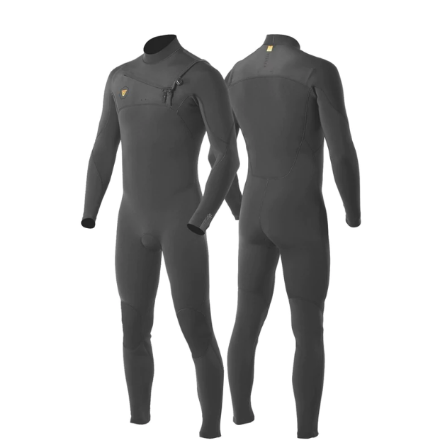 Vissla - Muta Surf 7 Seas 3/2 Full Chest Zip Wetsuit Charcoal - Uomo