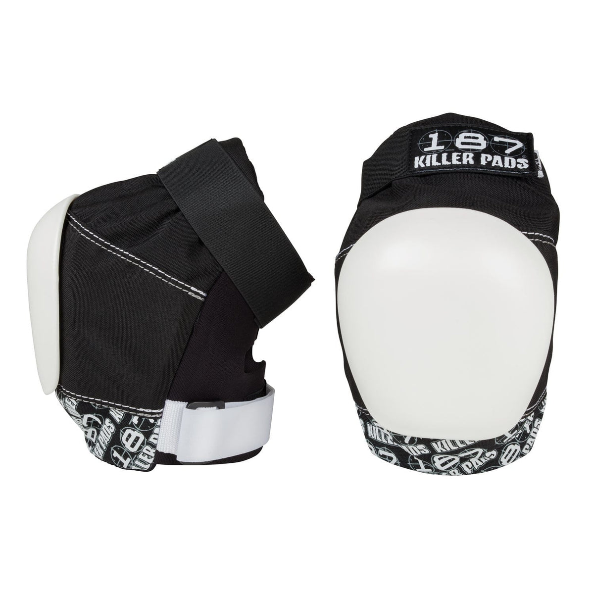 187 KILLER PADS - Pro Knee Knee Pads - Black / White