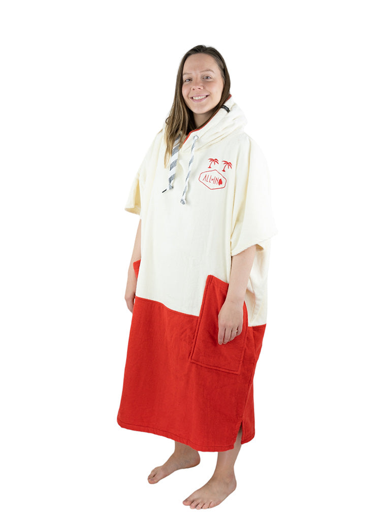 ALL IN - Poncho Welcome Red