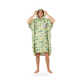 AFTER - Poncho American Fishing Fish – poncho scontornato su fondo bianco
