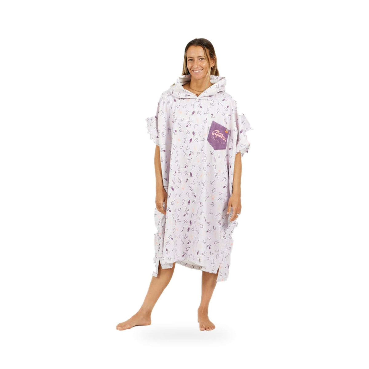 AFTER - Poncho American Fishing Octopus – poncho scontornato su fondo bianco