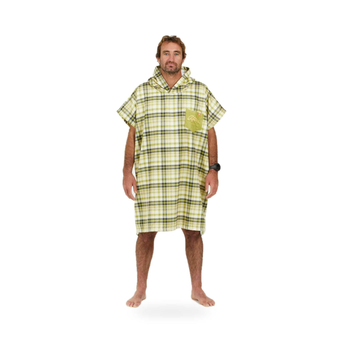 AFTER - Poncho American Fishing Pikes – poncho scontornato su fondo bianco