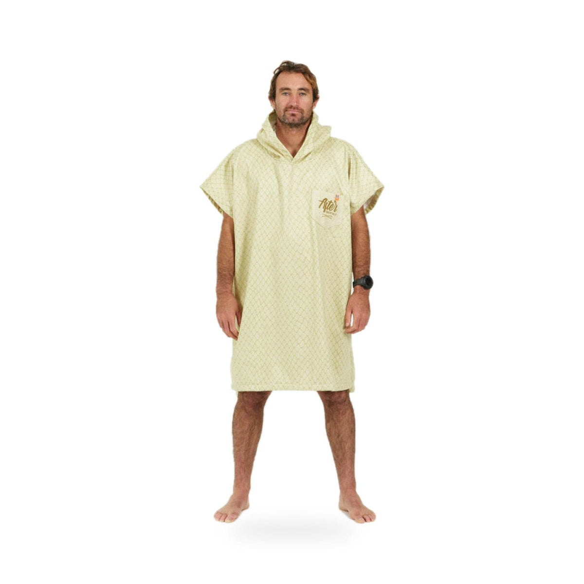 AFTER - Poncho American Fishing Shrimp – poncho scontornato su fondo bianco