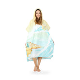 AFTER - Poncho Destination Hossegor – poncho scontornato su fondo bianco