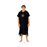 AFTER - Poncho Logo Black – poncho scontornato su fondo bianco