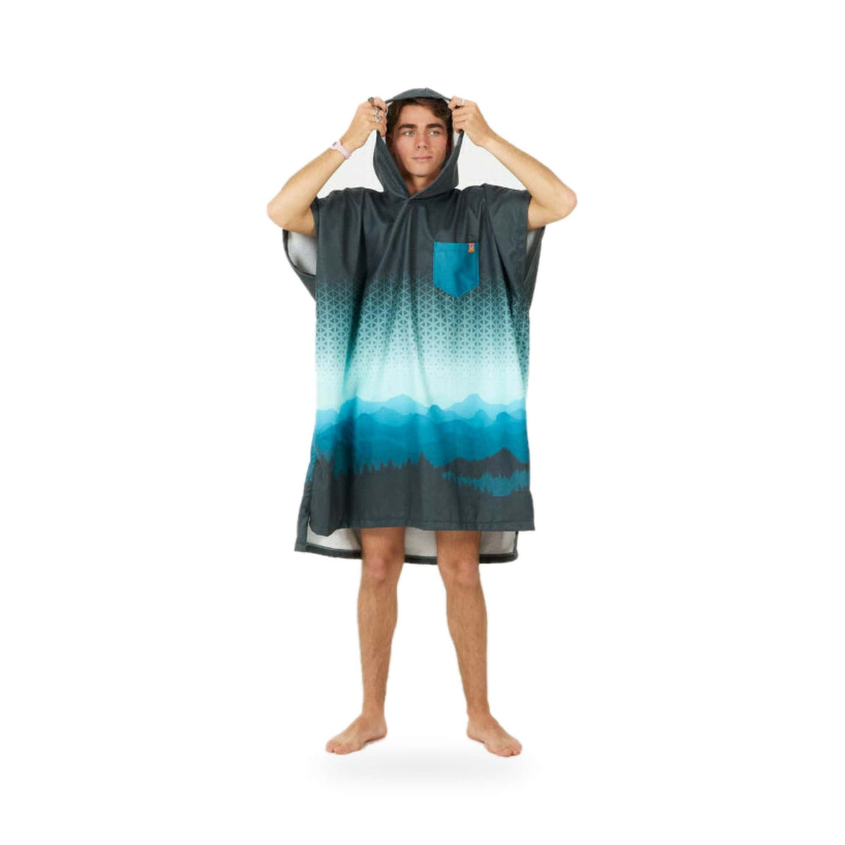 AFTER - Poncho Outdoor Fresh Water – poncho scontornato su fondo bianco