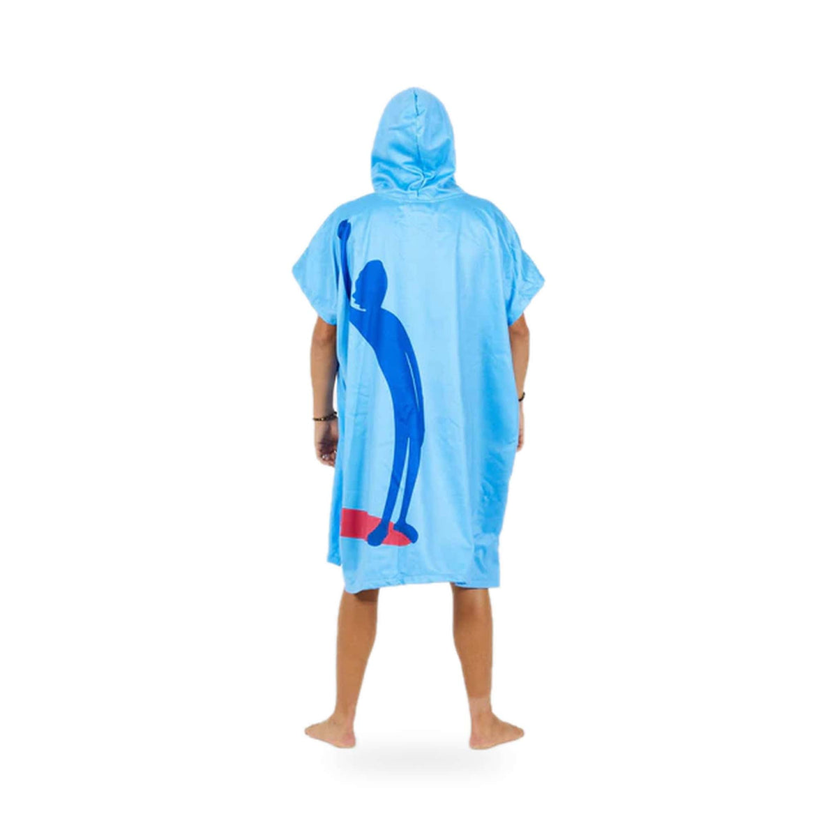 AFTER - Poncho Pro Model Tony Silvagni – poncho scontornato su fondo bianco