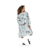 AFTER - Poncho Rain Botanical – poncho scontornato su fondo bianco