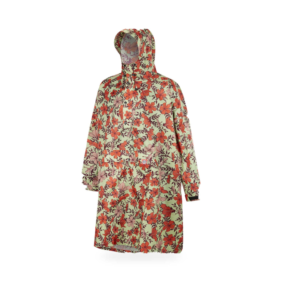 AFTER - Poncho Rain North Shore – poncho scontornato su fondo bianco