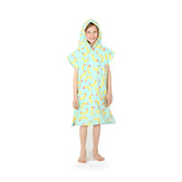 AFTER - Poncho Toddler Banana Stain – poncho scontornato su fondo bianco