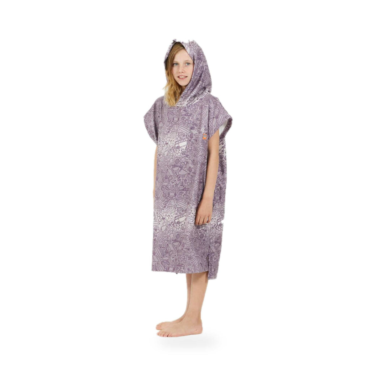 AFTER - Poncho Toddler Landifornia – poncho scontornato su fondo bianco