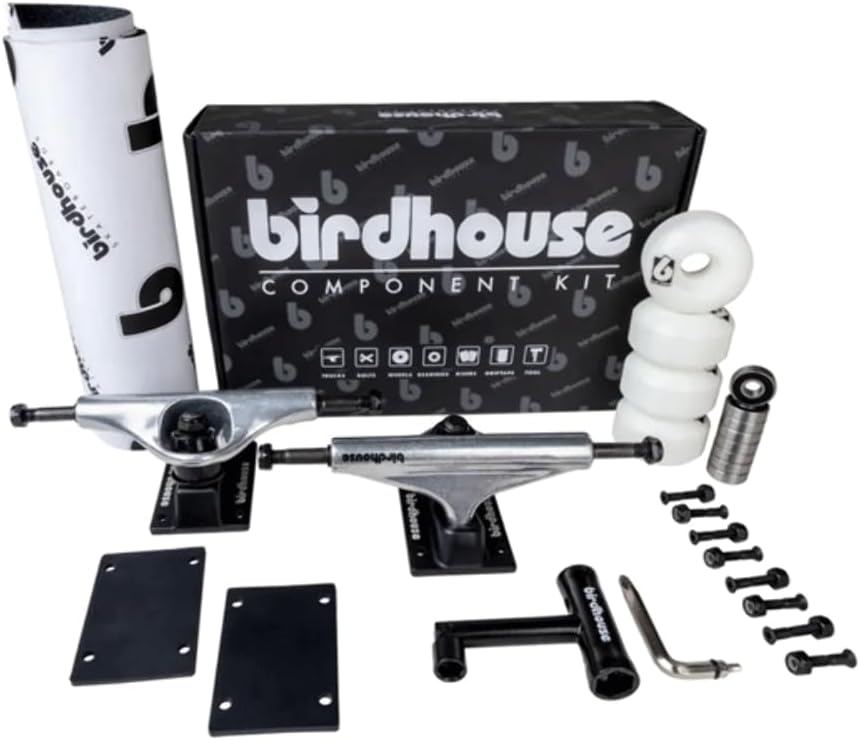 BIRDHOUSE – Component Kit 5.25 Silver/Black | Kit Componenti Skateboard