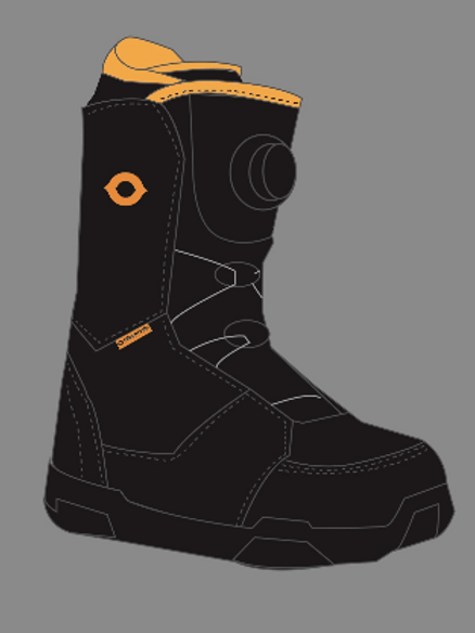 BLACKHOLE – Trail Scarpone Snowboard | Comfort e Controllo Totale