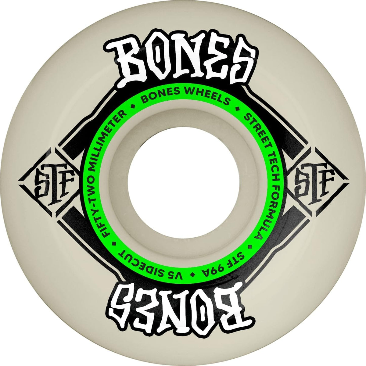 BONES - STF Annuals V5 Sidecut Skateboard Wheels - 52mm 99A