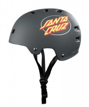 BULLET - Oval Dot 58-61cm Casco Skate - Matte Charcoal 58-61 cm
