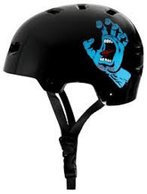 BULLET - Screaming Hand Youth 4 Casco Skate - Gloss Black Youth