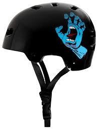 BULLET - Screaming Hand Youth 4 Casco Skate - Gloss Black Youth