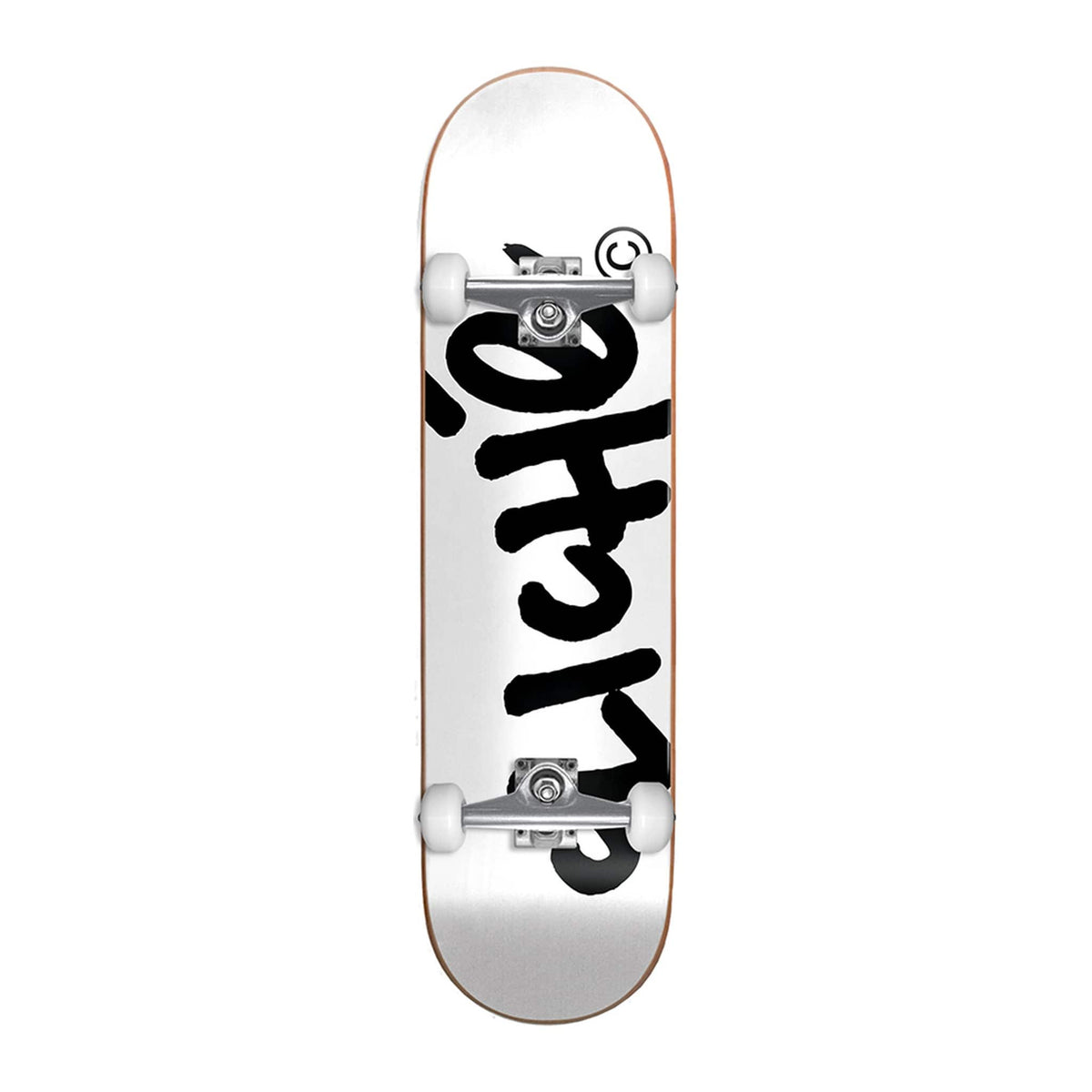 Cliché – Handwritten 8.5″ – Skateboard Completo White/Black