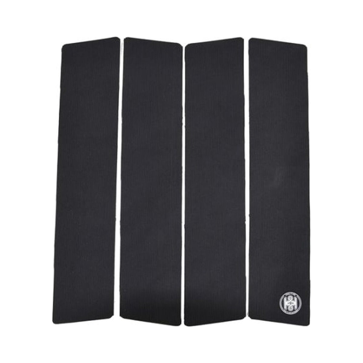 KOALITION - Pad surf Front Pad Black, vista superiore su sfondo bianco