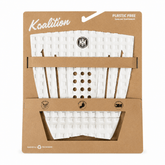 KOALITION - Pad surf Randy Beige, 3 Pezzi, vista superiore su sfondo bianco