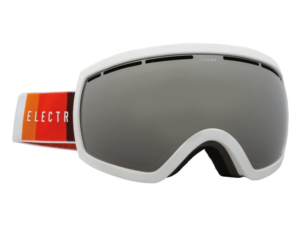 ELECTRIC - Snow Goggles EG2.5 Orange Blast White - Bronze/Silver Chrome+Green Lens