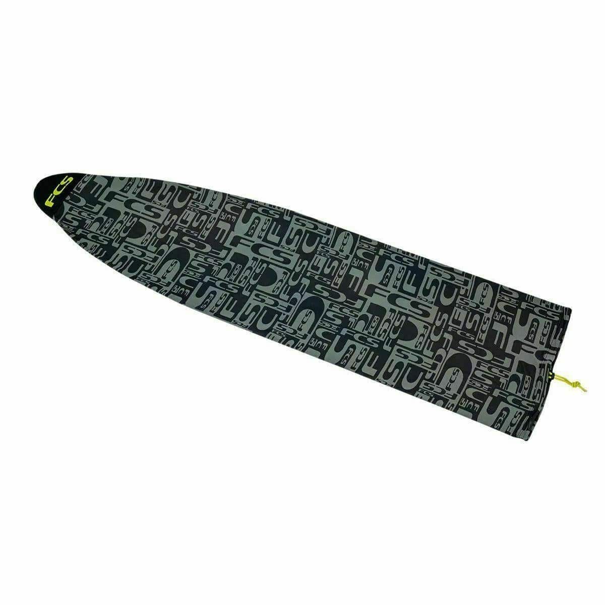 FCS - Sacca Stretch Funboard Monogram Coal/Lime New