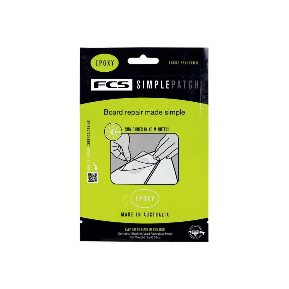 FCS - Simple Patch Repair Patch Regular Surfboard Repair - Epoxy