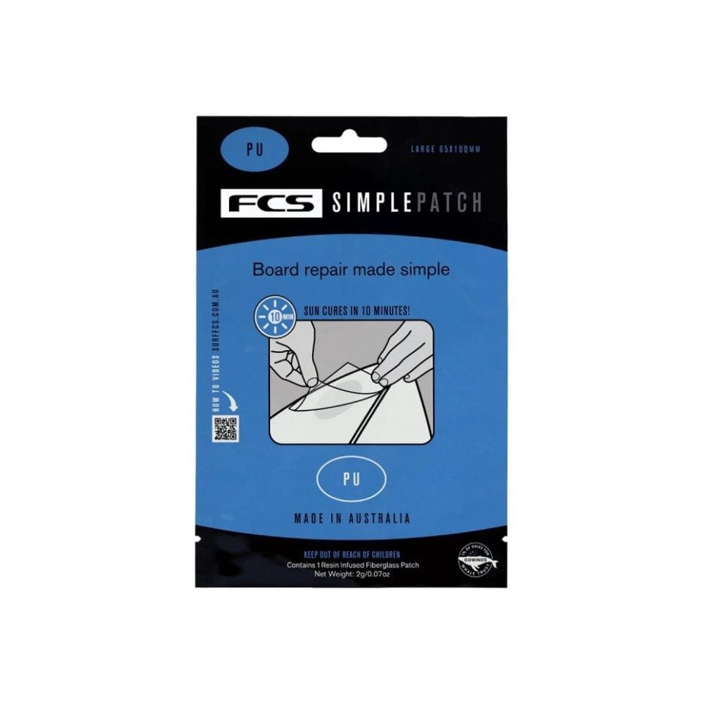 FCS - Simple Patch Repair Patch Regular Surfboard Repair - PU