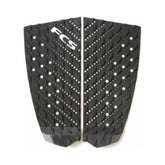 FCS - Pad surf T-2 Eco Black/Charcoal, vista superiore su sfondo bianco