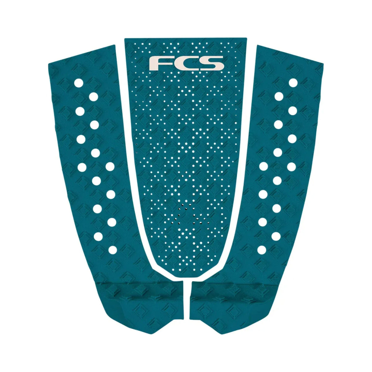 FCS – T-3 Eco Tidal Teal Traction Pad, foto originale su sfondo bianco