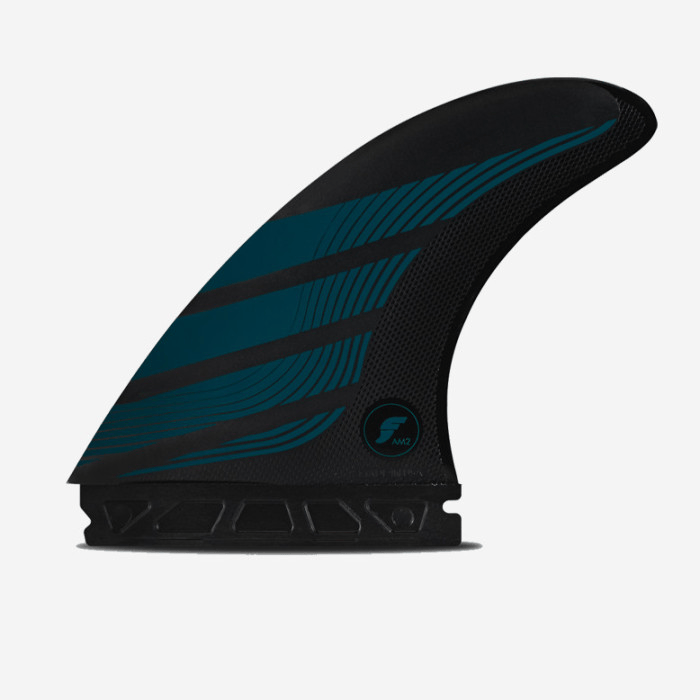 FUTURES - ALPHA Series Carbon Petrol Blue Thruster L