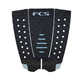 FCS - Pad surf Yago Dora Charcoal Flux, vista superiore su sfondo bianco