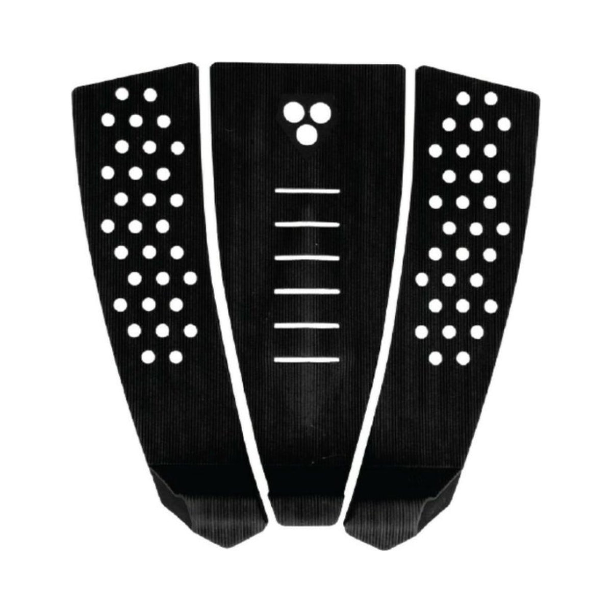 GORILLA - Pad surf Skinny Three Black, vista superiore su sfondo bianco