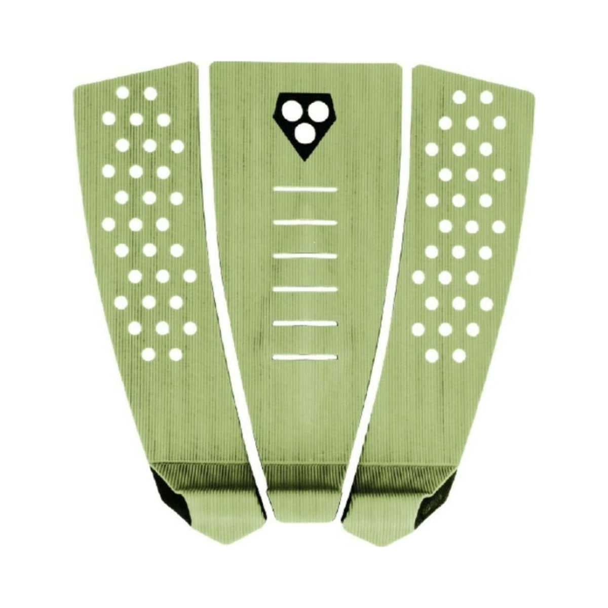 GORILLA - Pad surf Skinny Three Bay Leaf Black, vista superiore su sfondo bianco