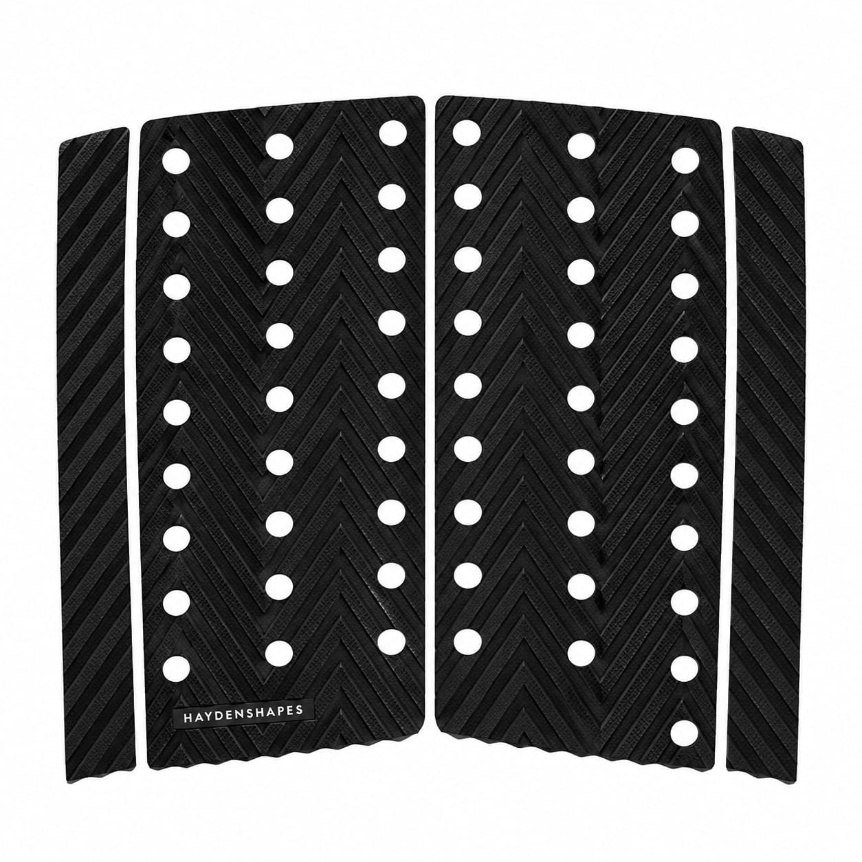 HAYDENSHAPES – Traction Pad 4 Piece Front Deck Black