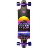Dusters Ocean Lovers Purple longboard completo 36 x 9.5 pollici