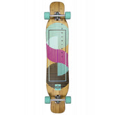 Dusters Wanderlust Teal Purple longboard completo 47 x 9.5 pollici