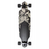Dusters Channel Blooming Black White longboard completo 38 x 9.375 pollici