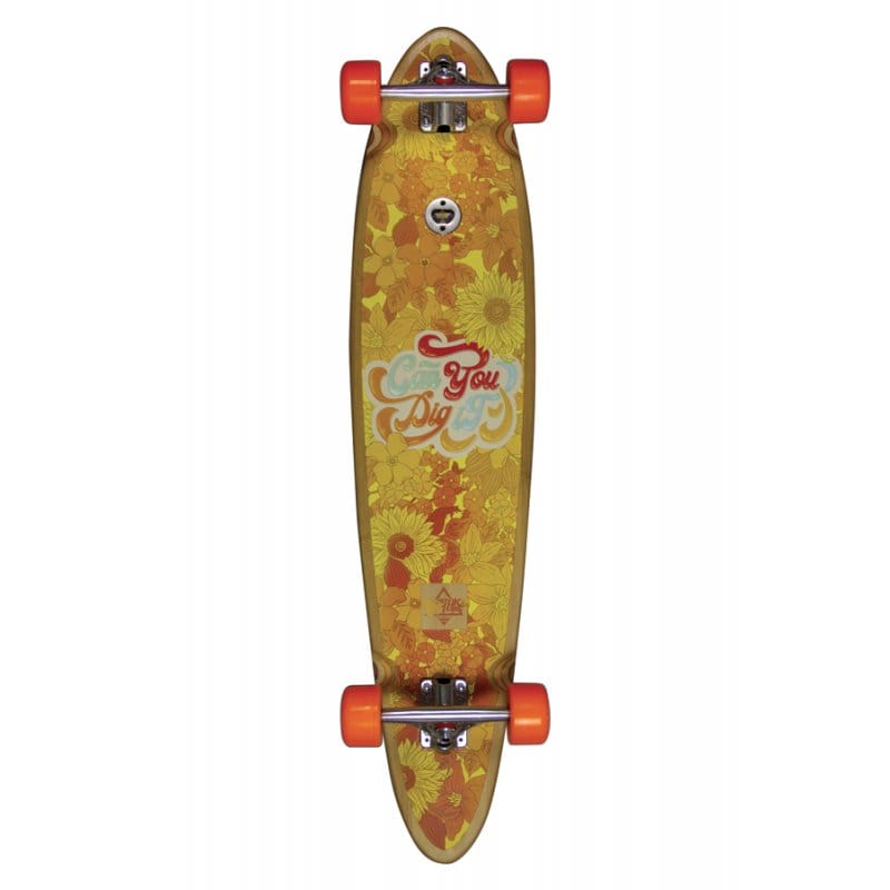 Dusters Dig It Bamboo Orange longboard completo 40 x 9.0 pollici