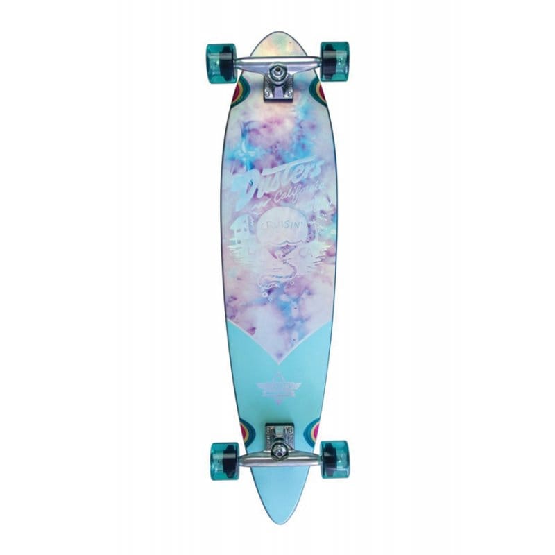 Dusters Cruisin Chrome Holographic longboard completo 37 x 8.75 pollici