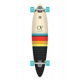 Ocean Pacific Dawn Pintail Off White/Black longboard completo 40 x 8.75 pollici