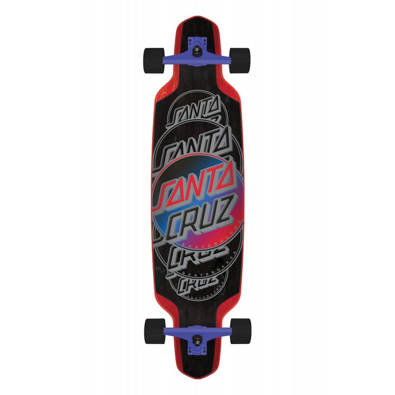Santa Cruz Contra Eclipse longboard completo 37.52 x 9.50 pollici