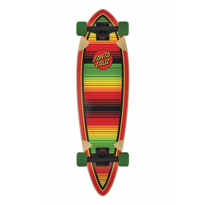 Santa Cruz Serape Dot longboard completo 33 x 9.2 pollici