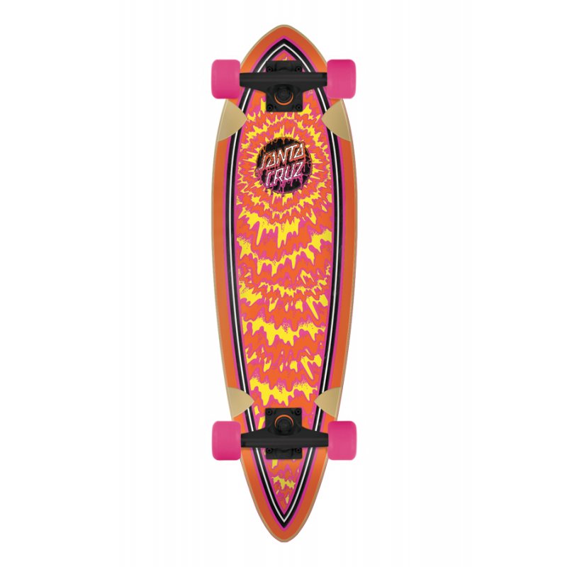 Santa Cruz Toxic Dot longboard completo 33 x 9.2 pollici